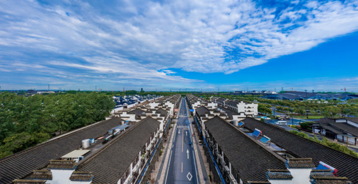 浙江烏鎮(zhèn)航拍風(fēng)光