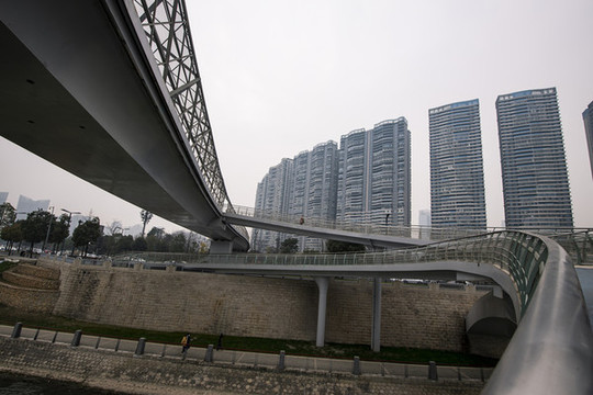 中國四川省成都市五岔子大橋
