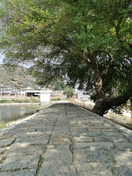 復(fù)古石板路
