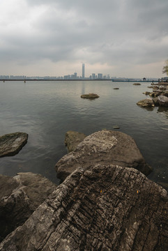 蘇州金雞湖陰天景觀