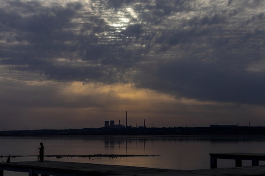 運城鹽湖夕陽