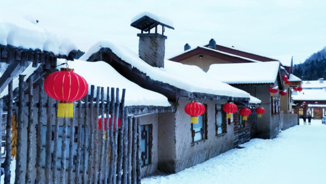 雪鄉(xiāng)一景