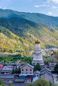 中國山西忻州五臺山風(fēng)光