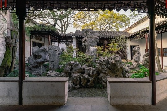 蘇州留園園林景觀建筑