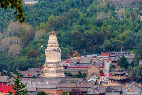 中國山西忻州五臺山風光