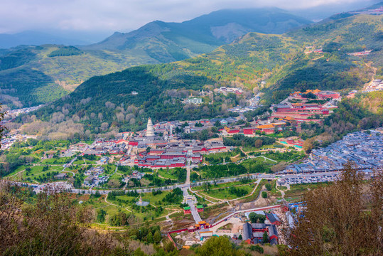 中國山西忻州五臺山風(fēng)光