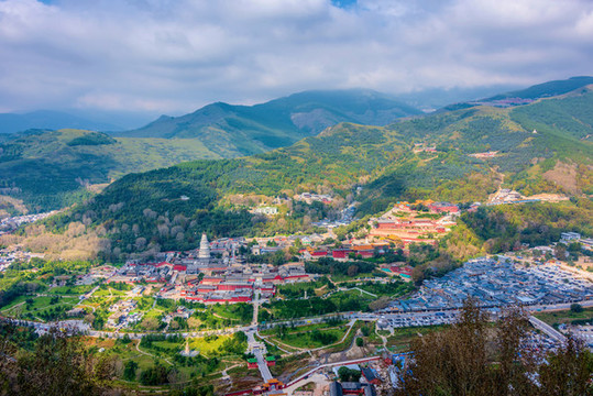 中國(guó)山西忻州五臺(tái)山風(fēng)光