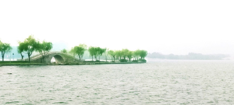 湖景