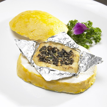 黑松露焗銀鱈魚