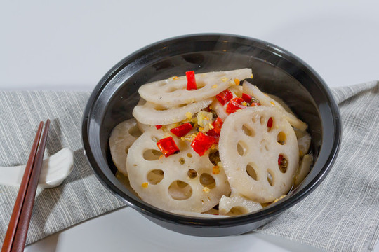 清炒藕片