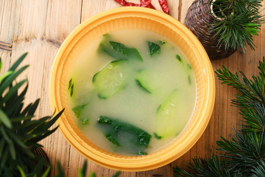 青瓜疙瘩湯