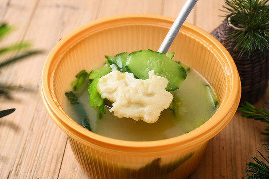 青瓜疙瘩湯