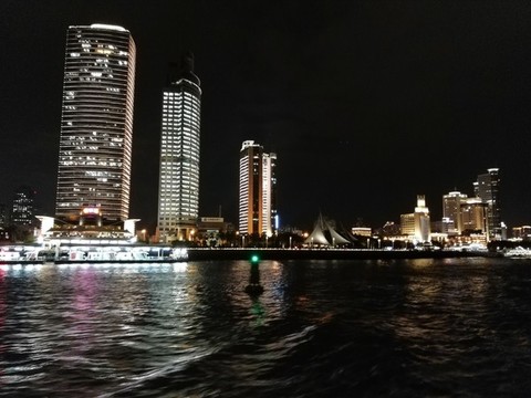 廈門夜景海邊