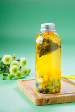 水果冷泡茶