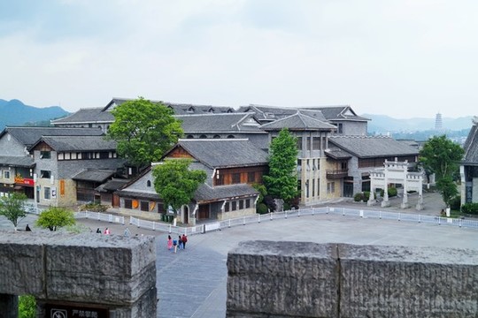 青巖古鎮(zhèn)全景