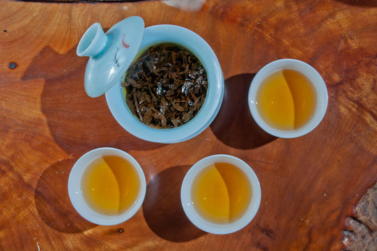 泡開的紅茶