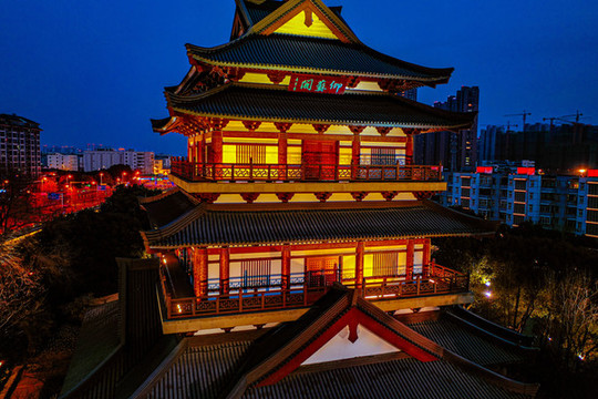 樓閣仿古景觀園林
