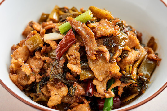 酸菜肉片