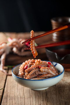 香辣章魚足