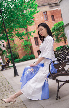 民國漢服美女
