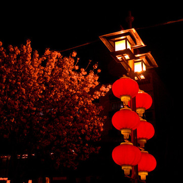 西安大唐不夜城華麗夜景