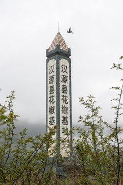 漢源花椒基地標(biāo)志碑
