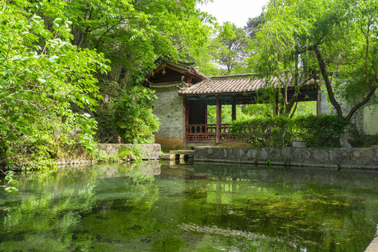 云南麗江束河古鎮(zhèn)風光