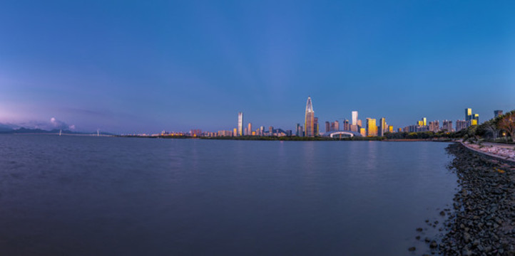 深圳灣晨景