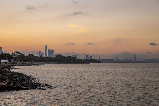 深圳灣日出