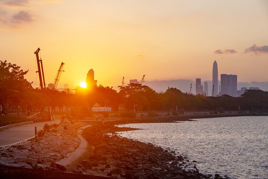 深圳灣日出