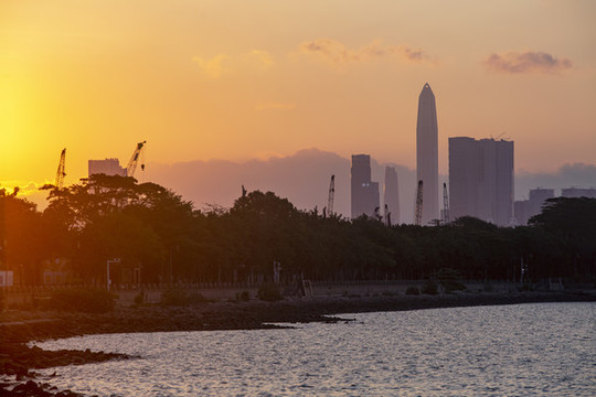 深圳灣日出