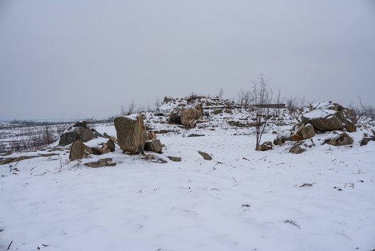 鄉(xiāng)村田園雪景