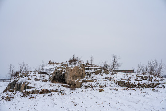 鄉(xiāng)村田園雪景