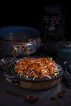 炙子烤龍利魚(yú)