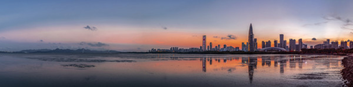 深圳灣全景圖