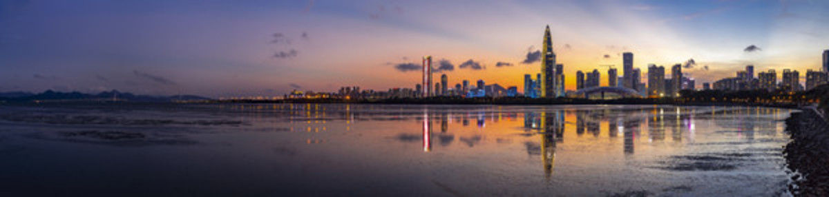 深圳灣全景圖