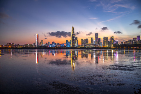 深圳灣夜景