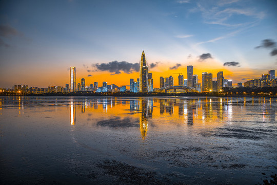深圳灣夜景