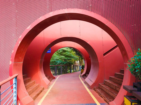 長(zhǎng)沙梅溪湖網(wǎng)紅中國(guó)結(jié)步行橋