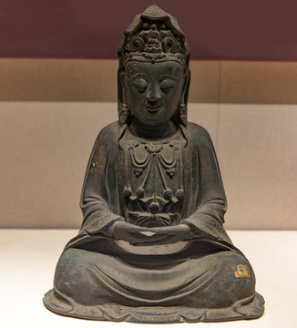 明代菩薩銅像