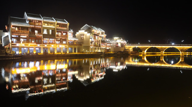夜色中的一江兩岸