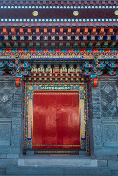 塔爾寺建筑紅門