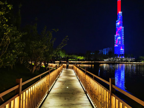 燈帶觀光橋