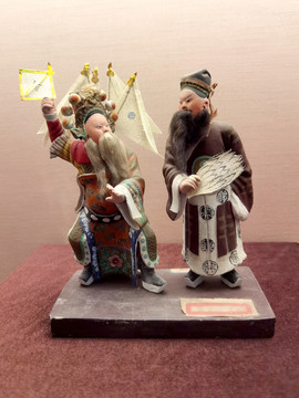 定軍山泥塑人物