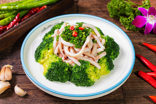 白灼魷魚(yú)