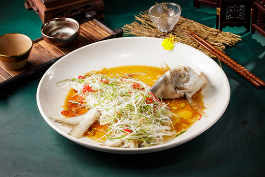 清蒸蒸金鯧魚