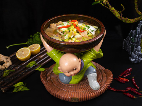 白菜肉湯