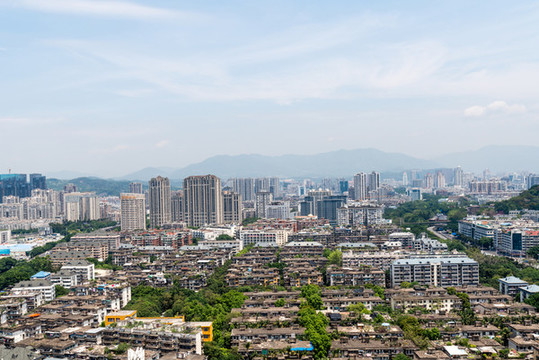 福建省福州市城市建筑風光