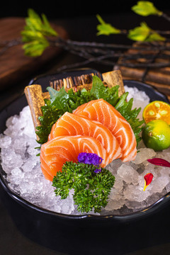 三文魚刺身