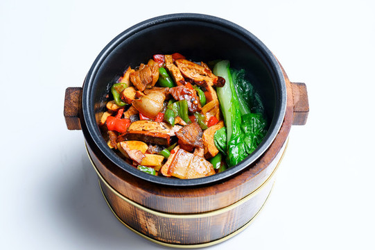 香干炒肉蓋碼飯
